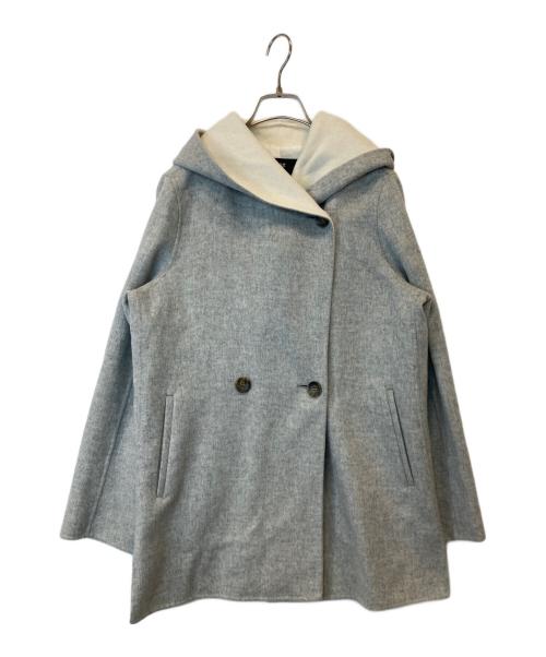 23区（ニジュウサンク）23区 (ニジュウサンク) ソフトリバーコート グレー サイズ:38の古着・服飾アイテム