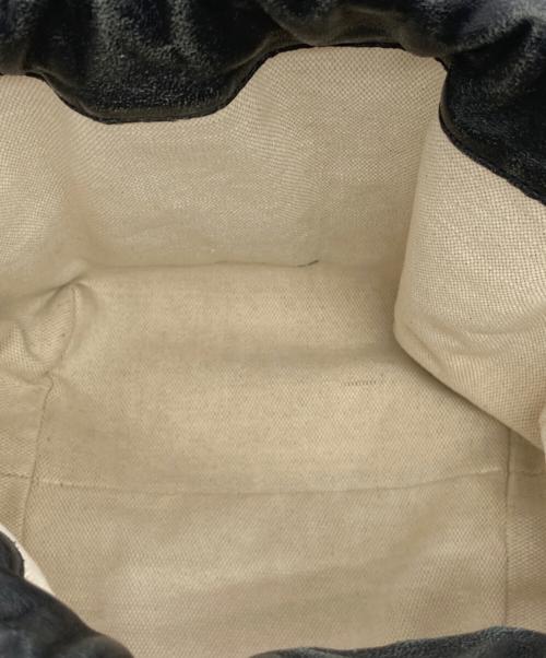 JIL SANDER（ジルサンダー）JIL SANDER (ジルサンダー) ドローストリングバッグ ブラックの古着・服飾アイテム