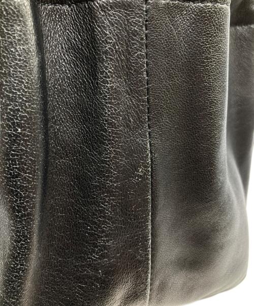 JIL SANDER（ジルサンダー）JIL SANDER (ジルサンダー) ドローストリングバッグ ブラックの古着・服飾アイテム