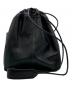JIL SANDER (ジルサンダー) ドローストリングバッグ ブラック：18000円