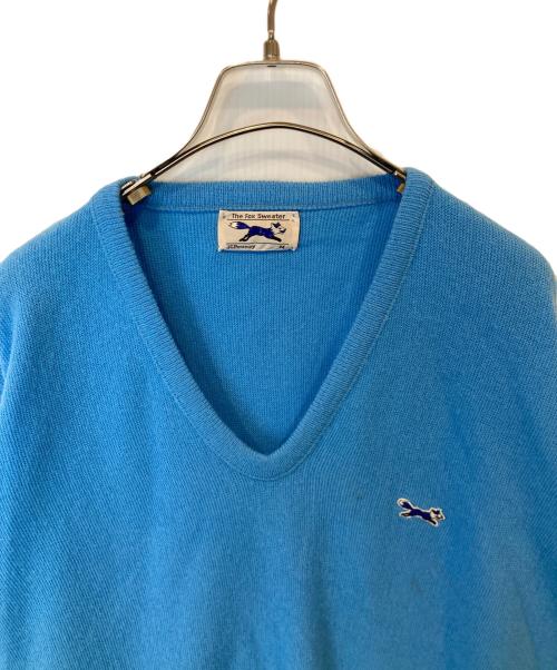 J.C.PENNY（ジェーシーペニー）J.C.PENNY (ジェーシーペニー) THE FOX セーター ブルー サイズ:Mの古着・服飾アイテム