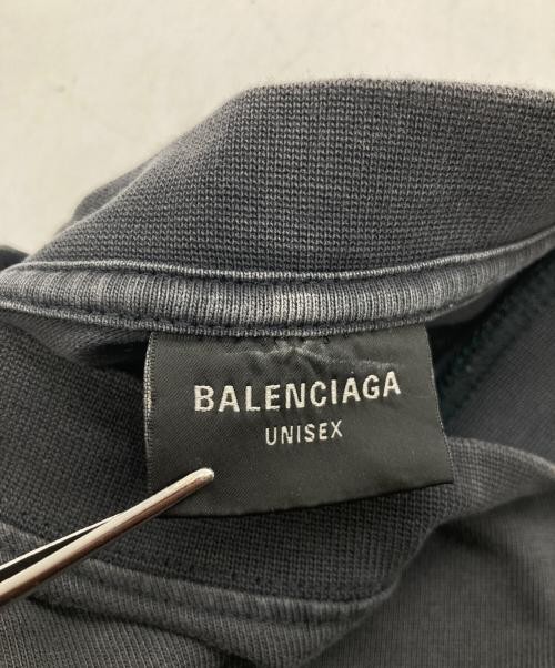 BALENCIAGA（バレンシアガ）BALENCIAGA (バレンシアガ) OFFSHORE ロゴプリントオーバーサイズTシャツ 739028 TPVM8 ブラック サイズ:2の古着・服飾アイテム