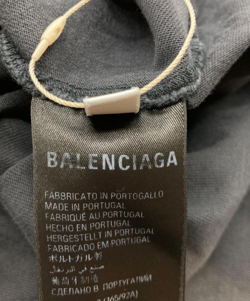 BALENCIAGA（バレンシアガ）BALENCIAGA (バレンシアガ) OFFSHORE ロゴプリントオーバーサイズTシャツ 739028 TPVM8 ブラック サイズ:2の古着・服飾アイテム