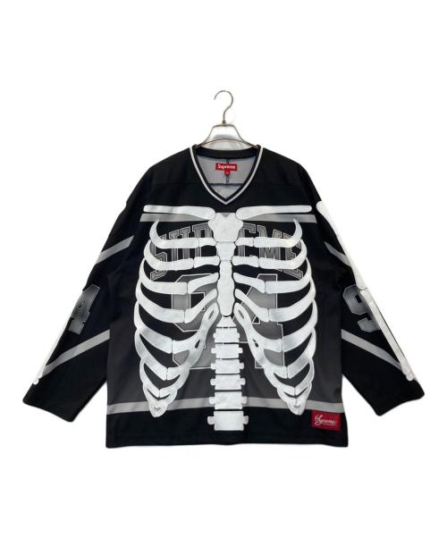 SUPREME（シュプリーム）SUPREME (シュプリーム) BONES HOCKEY JERSEY ブラック サイズ:Lの古着・服飾アイテム