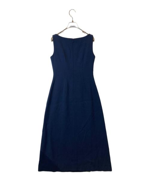 Sybilla（シビラ）Sybilla (シビラ) ノースリーブワンピース ネイビー サイズ:Mの古着・服飾アイテム