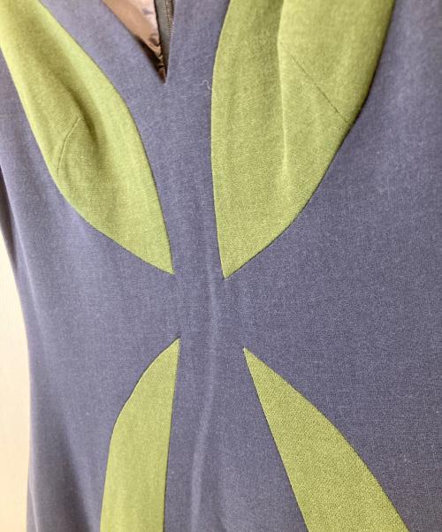 Sybilla（シビラ）Sybilla (シビラ) ノースリーブワンピース ネイビー サイズ:Mの古着・服飾アイテム