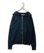 nonnativeノンネイティブ）の古着「DWELLER FULL ZIP HOODY COTTON SWEAT（ドゥエラー フルジップ フーディ コットン スウェット）NN-C4303」｜ブラック