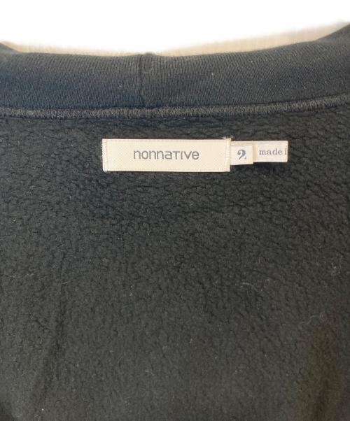 nonnative（ノンネイティブ）nonnative (ノンネイティブ) DWELLER FULL ZIP HOODY COTTON SWEAT（ドゥエラー フルジップ フーディ コットン スウェット）NN-C4303 ブラック サイズ:2の古着・服飾アイテム