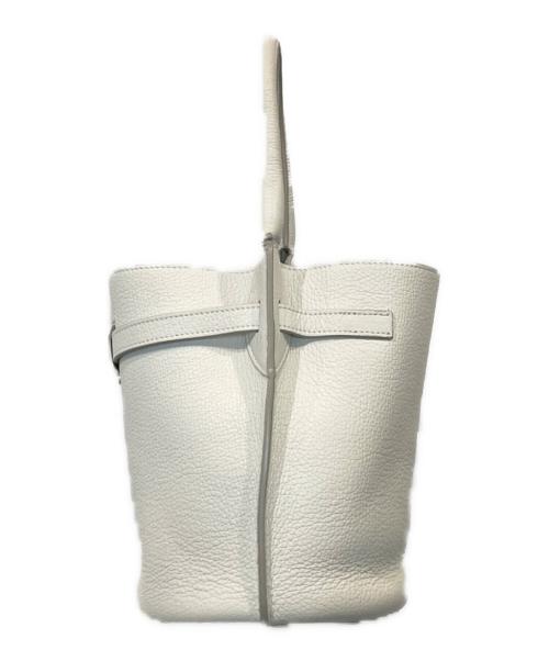 CELINE（セリーヌ）CELINE (セリーヌ) Big Bag Nano Bucket ビッグバッグナノバケット S・MP・4198  ホワイトの古着・服飾アイテム