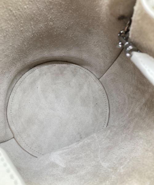 CELINE（セリーヌ）CELINE (セリーヌ) Big Bag Nano Bucket ビッグバッグナノバケット S・MP・4198  ホワイトの古着・服飾アイテム