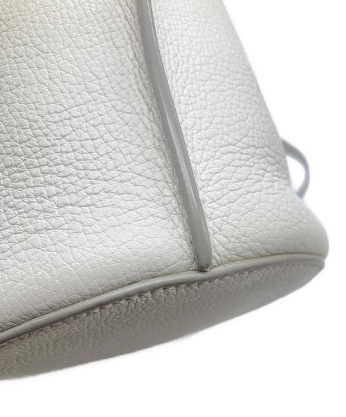 CELINE（セリーヌ）CELINE (セリーヌ) Big Bag Nano Bucket ビッグバッグナノバケット S・MP・4198  ホワイトの古着・服飾アイテム