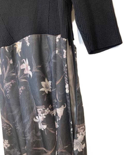 MERCURY DUO（マーキュリーデュオ）MERCURY DUO (マーキュリーデュオ) ボレロレイヤード風ニットドッキングワンピース　002450300901-01 ブラック サイズ:Sの古着・服飾アイテム