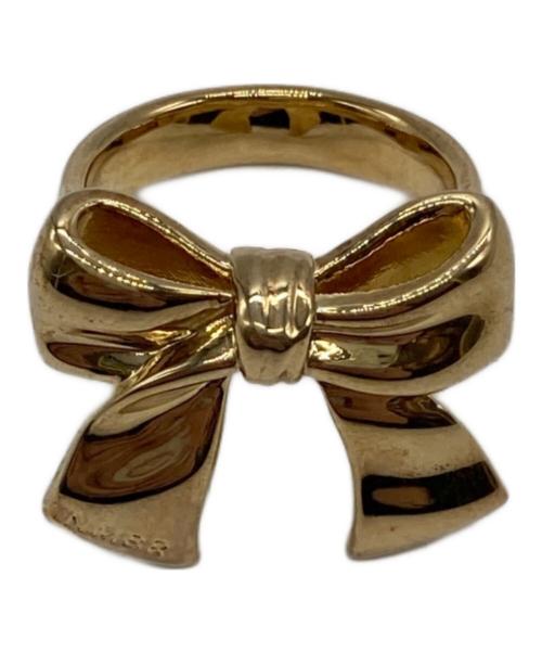 NUMBERING（ナンバーリング）NUMBERING (ナンバーリング) Ribbon Ring（リボンリング） ゴールド サイズ:12号の古着・服飾アイテム