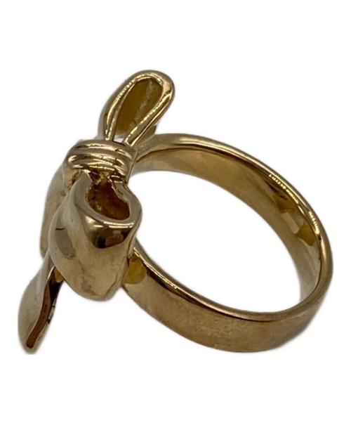 NUMBERING（ナンバーリング）NUMBERING (ナンバーリング) Ribbon Ring（リボンリング） ゴールド サイズ:12号の古着・服飾アイテム
