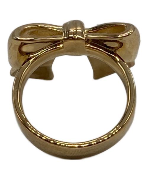 NUMBERING（ナンバーリング）NUMBERING (ナンバーリング) Ribbon Ring（リボンリング） ゴールド サイズ:12号の古着・服飾アイテム