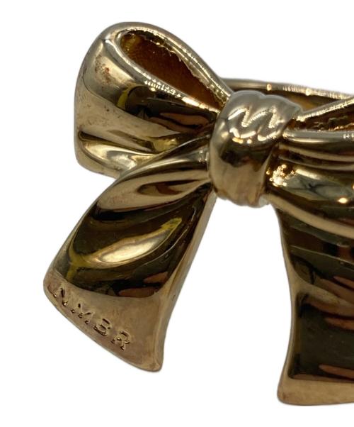 NUMBERING（ナンバーリング）NUMBERING (ナンバーリング) Ribbon Ring（リボンリング） ゴールド サイズ:12号の古着・服飾アイテム