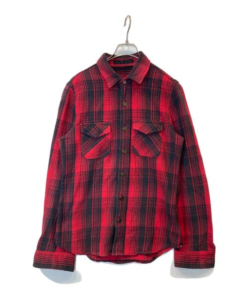 roar（ロアー）roar (ロアー) チェックネルシャツ レッド サイズ:2の古着・服飾アイテム