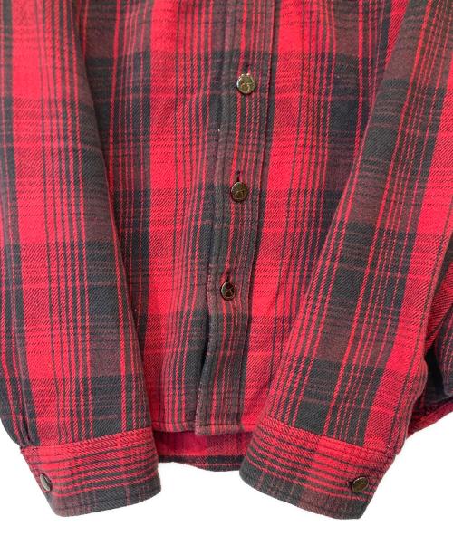roar（ロアー）roar (ロアー) チェックネルシャツ レッド サイズ:2の古着・服飾アイテム