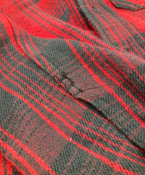 roar（ロアー）roar (ロアー) チェックネルシャツ レッド サイズ:2の古着・服飾アイテム