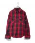roar（ロアー）の古着「チェックネルシャツ」｜レッド
