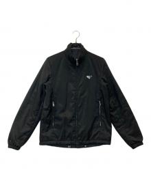 PRADA（プラダ）の古着「ナイロンリバーシブルジップアップブルゾン SGB223 R232 1060」｜ブラック