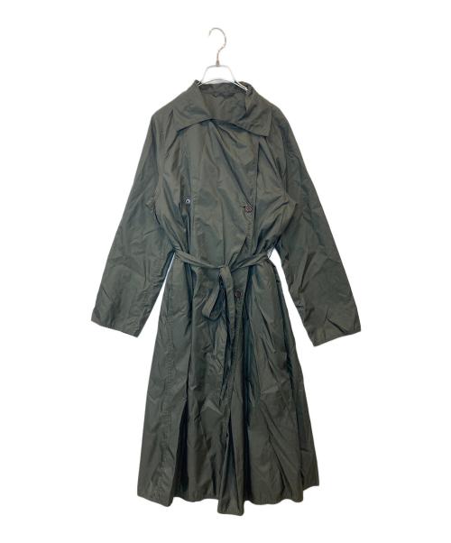45R（フォーティファイブ・アール）45R (フォーティファイブ・アール) ナイロントレンチコート　5022003 カーキ サイズ:2の古着・服飾アイテム
