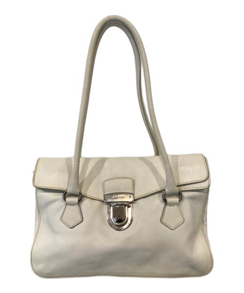 PRADA（プラダ）PRADA (プラダ) BUFFALO EASY レザーハンドバッグ　BR1265 サイズ:FREEの古着・服飾アイテム