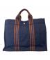 HERMES (エルメス) フールトゥMMハンドバッグ ネイビー：10000円