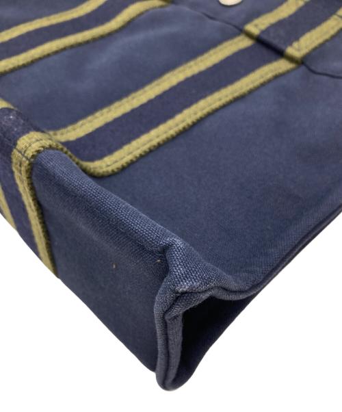 HERMES（エルメス）HERMES (エルメス) フールトゥPMハンドバッグ カーキ×ネイビーの古着・服飾アイテム