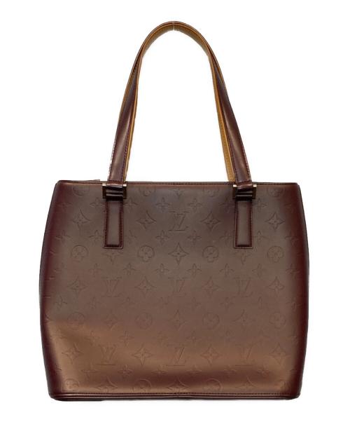 LOUIS VUITTON（ルイ ヴィトン）LOUIS VUITTON (ルイ ヴィトン) モノグラム・マット ショルダートートバッグ　M55116　CA0012 ヴィオレの古着・服飾アイテム