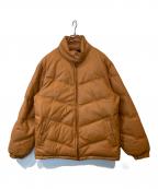 LICORICEリコリス）の古着「ラムレザーダウンジャケット」｜ブラウン