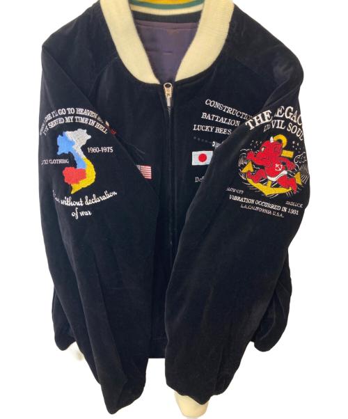 TED COMPANY（テッドカンパニー）TED COMPANY (テッドカンパニー) リバーシブルスカジャン　2067262 ブラック サイズ:40の古着・服飾アイテム