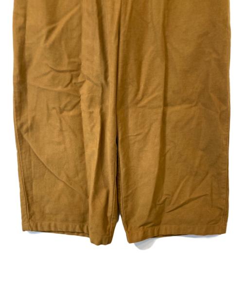 根々（ネネ）根々 (ネネ) コットンワイドパンツ ブラウン サイズ:表記がないため不明の古着・服飾アイテム