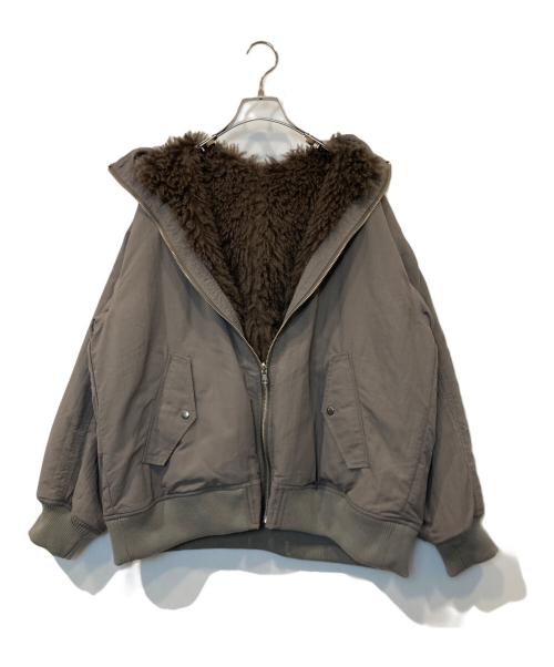 PAGEBOY（ページボーイ）PAGEBOY (ページボーイ) リバーシブルファーN2B PB570050TS グレー サイズ:FREEの古着・服飾アイテム