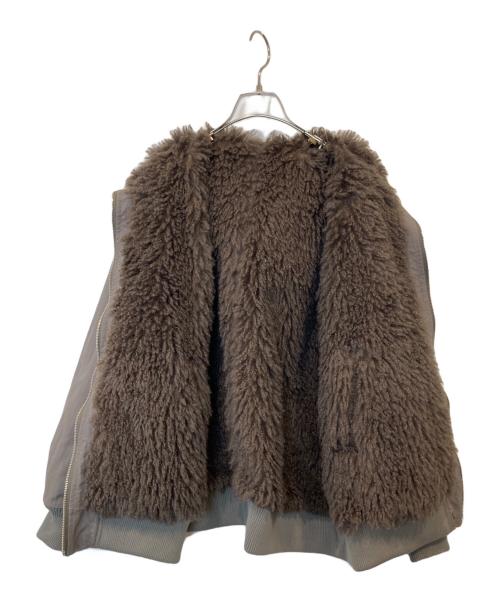 PAGEBOY（ページボーイ）PAGEBOY (ページボーイ) リバーシブルファーN2B PB570050TS グレー サイズ:FREEの古着・服飾アイテム