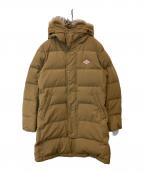DANTONダントン）の古着「フード付きロングダウンコート JD-8744」｜ブラウン
