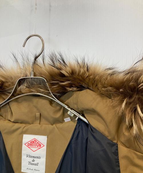 DANTON（ダントン）DANTON (ダントン) フード付きロングダウンコート JD-8744 ブラウン サイズ:36の古着・服飾アイテム
