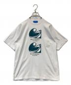 BLUFCAMPブルーフキャンプ）の古着「Tシャツ」｜ホワイト