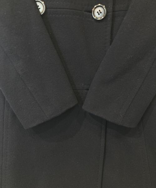 Paul Smith BLACK（ポールスミスブラック）Paul Smith BLACK (ポールスミスブラック) 裏地プリントメルトンダブルボタンコート ネイビー サイズ:40の古着・服飾アイテム
