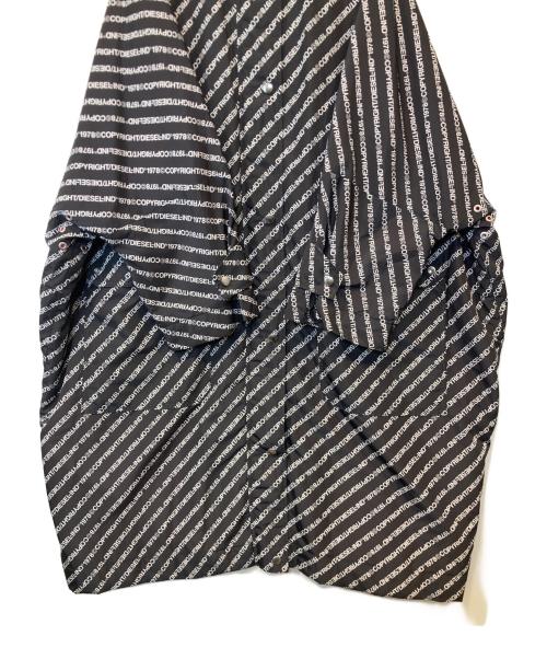 DIESEL（ディーゼル）DIESEL (ディーゼル) コピーライトロゴコート ブラック サイズ:Sの古着・服飾アイテム