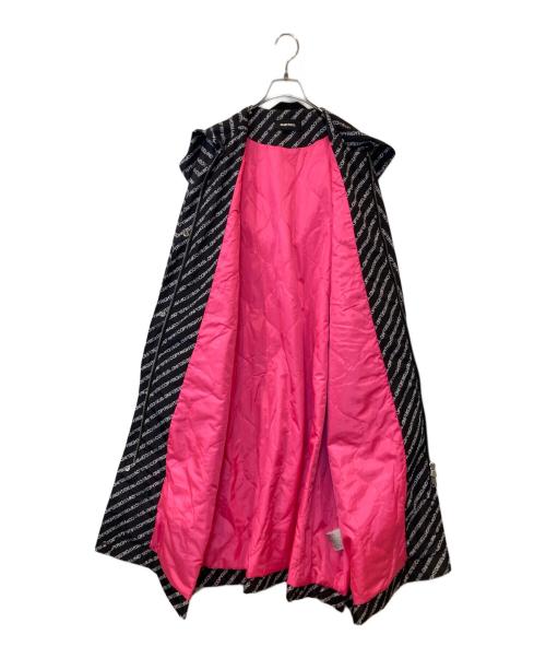 DIESEL（ディーゼル）DIESEL (ディーゼル) コピーライトロゴコート ブラック サイズ:Sの古着・服飾アイテム