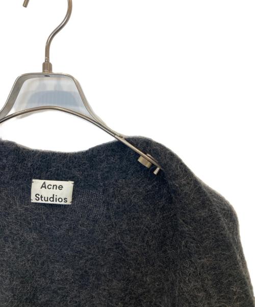 Acne studios（アクネ ストゥディオス）ACNE STUDIOS (アクネ ストゥディオス) Raya Sh Mohair カーディガン A60036 グレー サイズ:XXSの古着・服飾アイテム