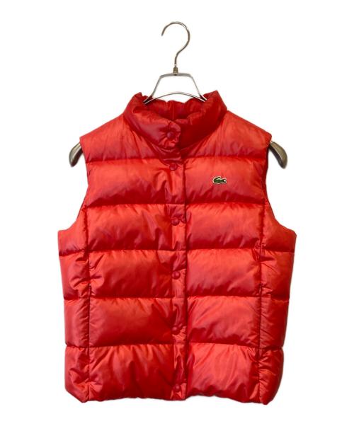 LACOSTE SPORT（ラコステスポーツ）LACOSTE SPORT (ラコステスポーツ) ダウンベスト BF047T レッド サイズ:40の古着・服飾アイテム