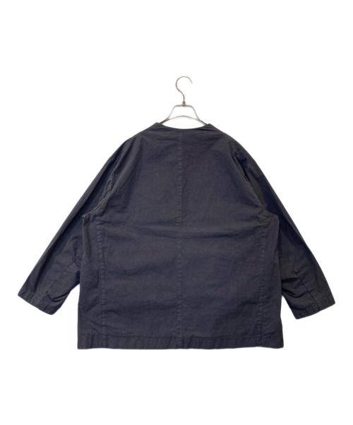 nest Robe（ネストローブ）nest Robe (ネストローブ) スーピマコットンカラーレスジャケット 01211-1005 グレー サイズ:FREEの古着・服飾アイテム