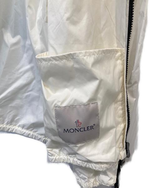 MONCLER（モンクレール）MONCLER (モンクレール) ANTHRACITE GIUBBOTTO ジップアップナイロンジャケット　F10931A73300 ホワイトの古着・服飾アイテム