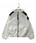 MONCLER（モンクレール）の古着「ANTHRACITE GIUBBOTTO ジップアップナイロンジャケット　F10931A73300」｜ホワイト