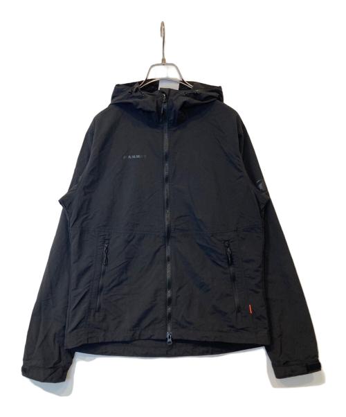 MAMMUT（マムート）MAMMUT (マムート) ハイキングウィンドブレーカーフーデッドジャケット 1012-00401 ブラック サイズ:Lの古着・服飾アイテム