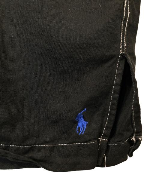 POLO by  RALPH LAUREN（ポロ バイ ラルフローレン）POLO by  RALPH LAUREN (ポロ バイ ラルフローレン) CALDWELLリネンシルク 開襟 オープンカラー シャツ ブラック サイズ:Mの古着・服飾アイテム