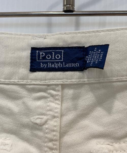POLO BY RALPH LAUREN（ポロ バイ ラルフローレン）POLO BY RALPH LAUREN (ポロ バイ ラルフローレン) ベイカーパンツ ホワイト サイズ:00の古着・服飾アイテム