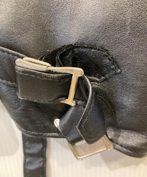 PURE GOLD（ピュアゴールド）pure gold (ピュアゴールド) ダブルライダースジャケット MFP5401 ブラック サイズ:1の古着・服飾アイテム